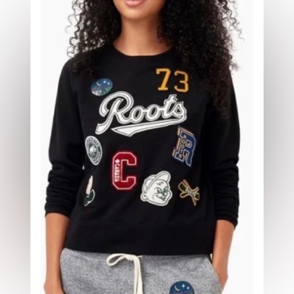 Roots- Women’s Varsity Patches Crew Sweater
BLACK | Extra Extra Small - Picture 1 of 1